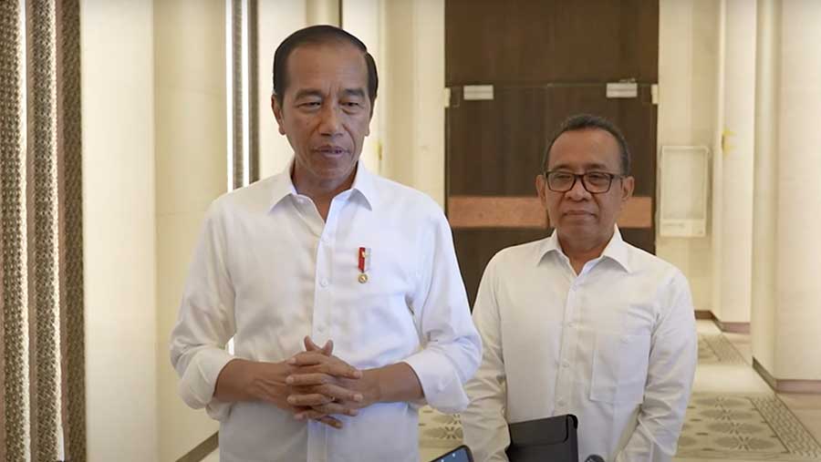 Presiden Jokowi Tinjau Kawasan Istana di IKN (YouTube Sekretariat Presiden)