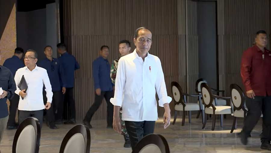 Presiden Jokowi Tinjau Kawasan Istana di IKN (YouTube Sekretariat Presiden)