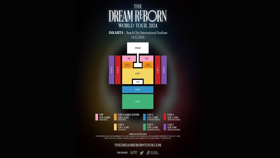 Konser Dream Perfect Regime (DPR) di Jakarta. (Dok. IG @ckstar.id)