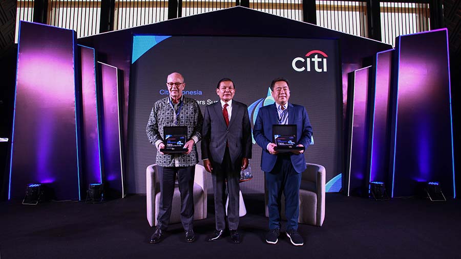 Selain itu, Citi juga membagikan solusi dan pengalamannya dalam membantu klien menemukan modal operasional. (Bloomberg Technoz/Andrean Kristianto)