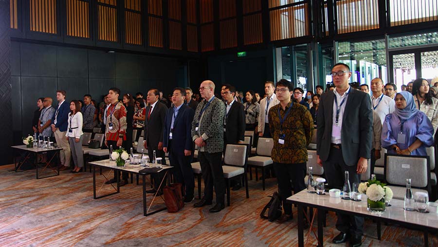 CEO Citi Indonesia, Batara Sianturi dalam acara Citi Digital Leaders Summit 2024 di Jakarta, Rabu (7/8/2024). (Bloomberg Technoz/Andrean Kristianto)