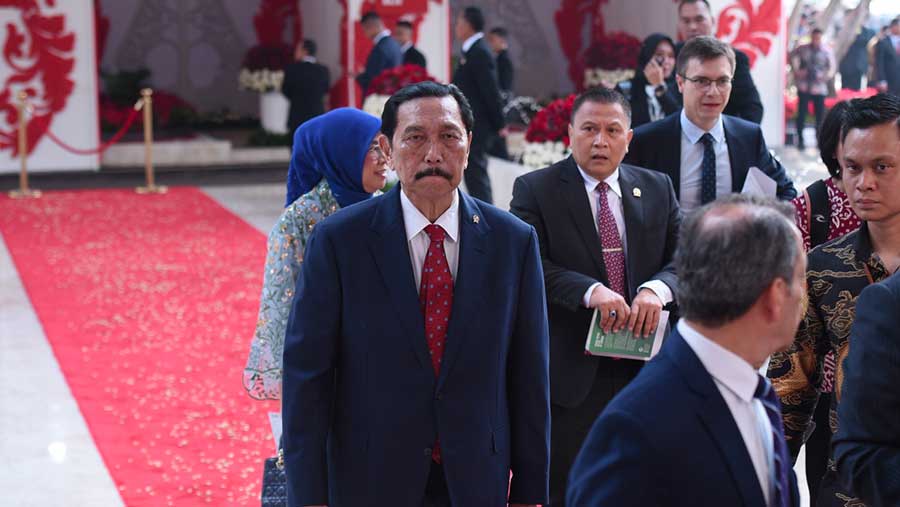 Luhut Binsar di sidang tahunan MPR (Dok. Sekretariat Jenderal DPR-RI)