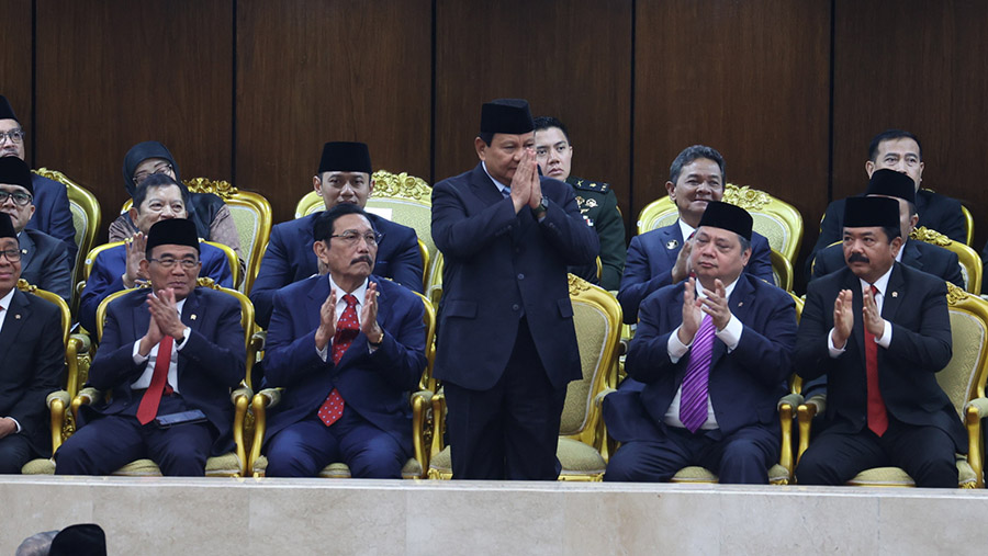 Kepada Pak Prabowo, pada tanggal 20 Oktober 2024, izinkan saya menyerahkan tongkat estafet kepemimpinan ini. (Dok. Pusat Data Parlemen)