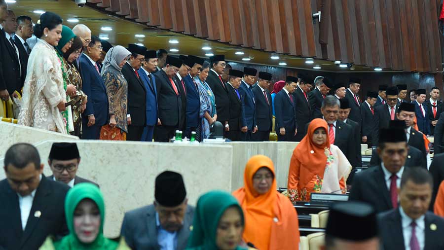 Ada 183 orang, dari total 711, peserta sidang tahunan MPR yang tidak hadir dalam Pidato Kenegaraan HUR RI ke-79 ini (Dok. Sekretariat Jenderal DPR-RI)