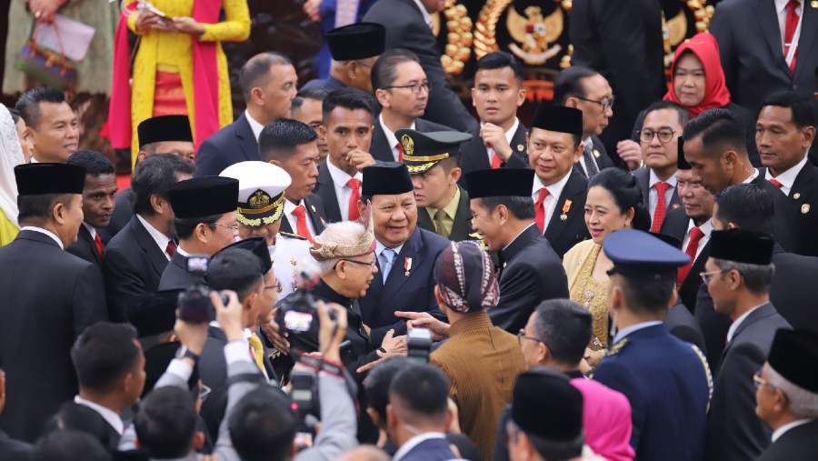 Presiden Jokowi saat berada di Gedung DPR. (Dok: Humas DPR)