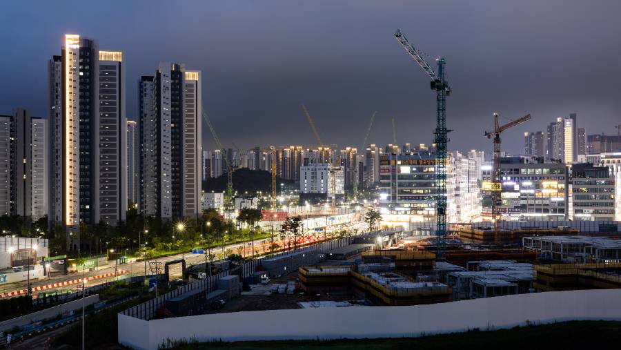 Pemandangan gedung di Korsel. (Dok: Bloomberg)