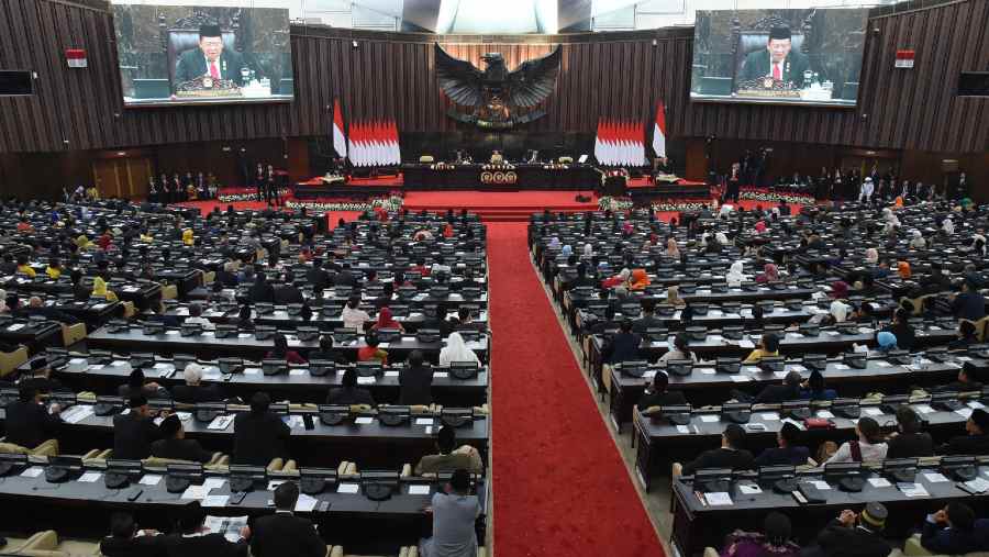 Sidang paripuran DPR. (Dok: Humas DPR)