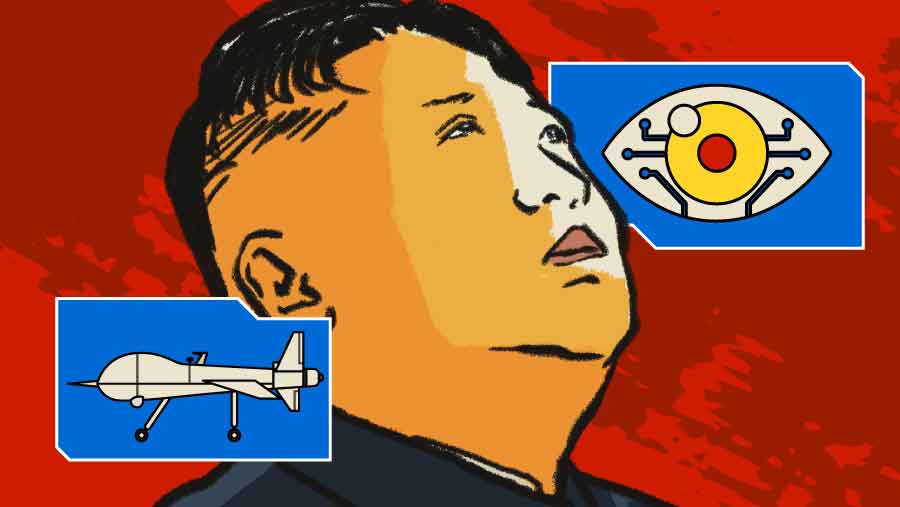 Kim Jong Un Pamer Senjata Baru, Kembangkan Drone Bunuh Diri & AI (Bloomberg Technoz/Asfahan)