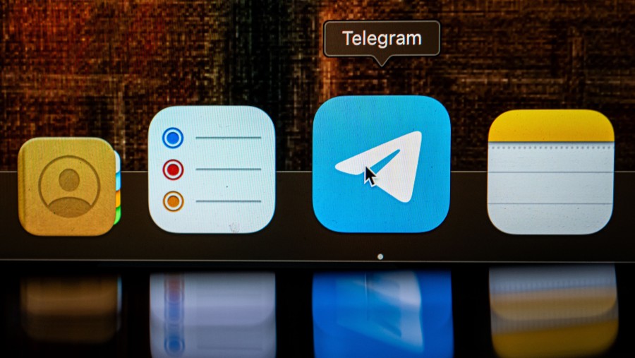 Telegram. (Bloomberg)
