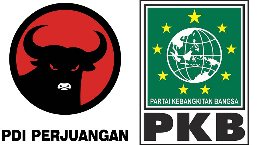 Logo PDIP dan PKB