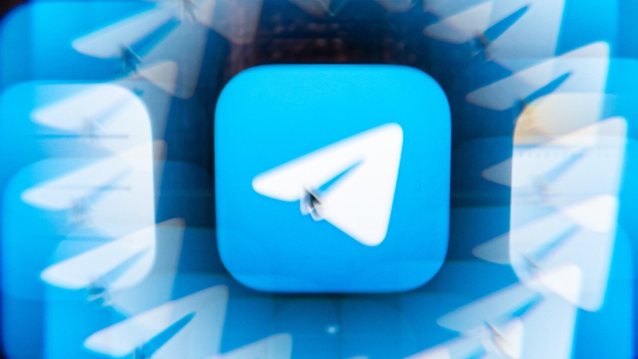 Telegram. (Bloomberg)