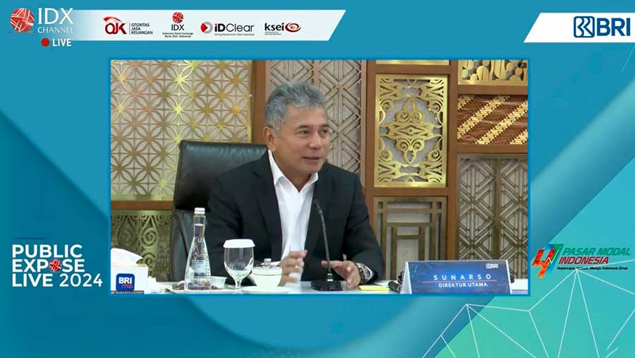 Public Expose Live 2024: Kinerja Positif & Strategi BRI Tumbuh Sehat Berkelanjutan (Dok. BRI)