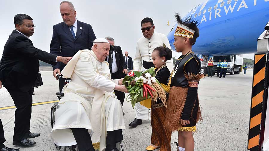 Pemimpin Gereja Katolik Dunia ini memiliki jadwal kunjungan apostolik selama empat hari, (INDONESIA PAPAL VISIT COMMITTEE/ AGUS SUPARTO)