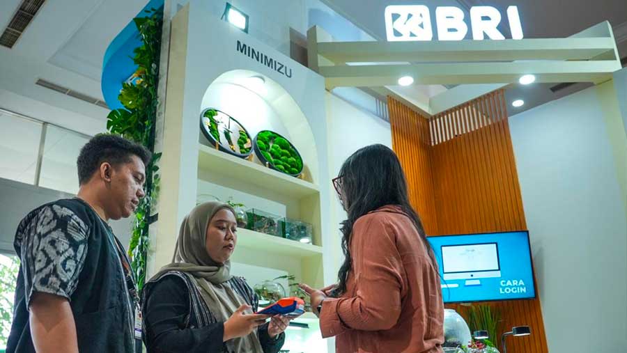 UMKM Binaan BRI, MINIMIZU Bawa Keunikan Dekorasi Alam ke Pameran Kriyanusa 2024 (Dok. BRI)