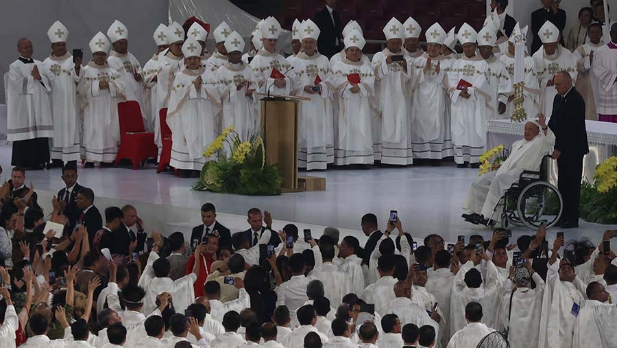 Indonesia menjadi negara pertama dikunjungi Paus Fransiskus dalam rangkaian kunjungannya di Asia. (INDONESIA PAPAL VISIT COMMITTEE/WISNU WIDIANTORO)