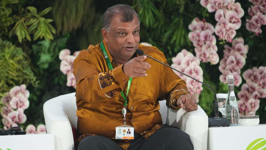 Tony Fernandes founder dan CEO AirAsia. (Dimas Ardian/Bloomberg)