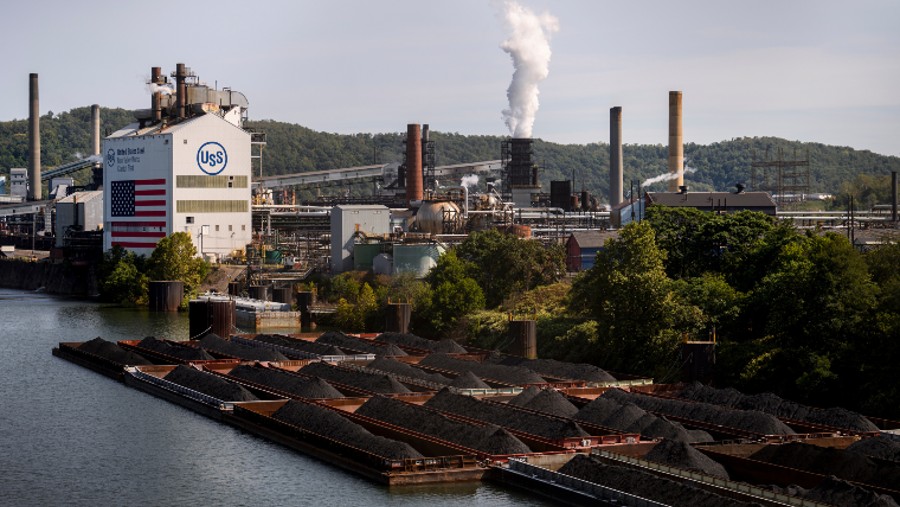 Pabrik The United States Steel Corp di Clairton, Pennsylvania, AS. Fotografer: Justin Merriman/Bloomberg