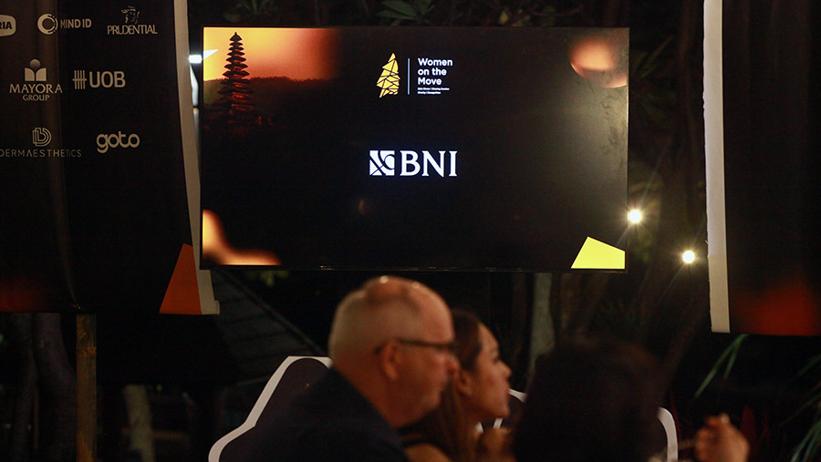 PT Bank Nasional Indonesia Tbk (BNI) turut berperan sebagai salah satu sponsor dalam ajang ini. (Bloomberg Technoz/Andrean Kristianto)