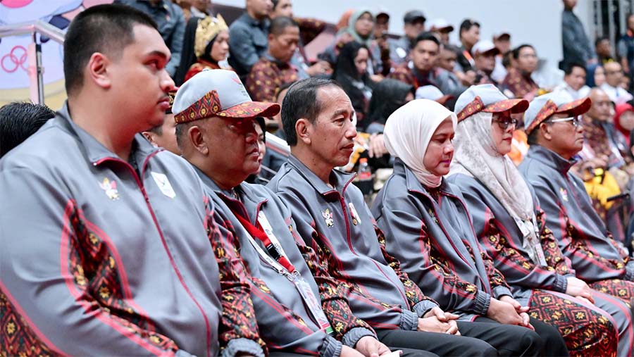 Ajang olahraga ini diikuti oleh ribuan atlet dari seluruh provinsi di Tanah Air. (Foto: Muchlis Jr - Biro Pers Sekretariat Presiden)