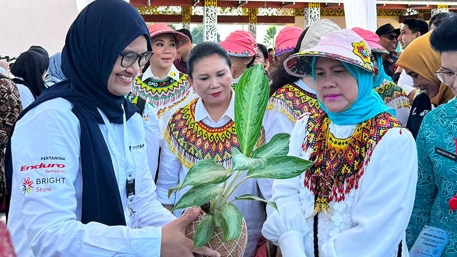 Sampah menjadi berkah, program TJSL Pertamina mendapat pujian Ibu Negara (Dok. Pertamina)