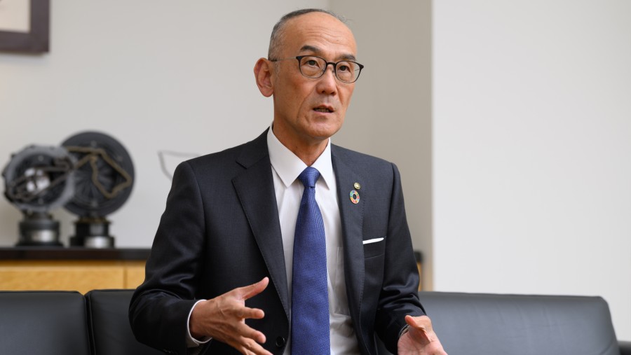 Yoshihiro Hidaka, presiden dan CEO Yamaha Motor Co. (Fotografer: Akio Kon/Bloomberg)