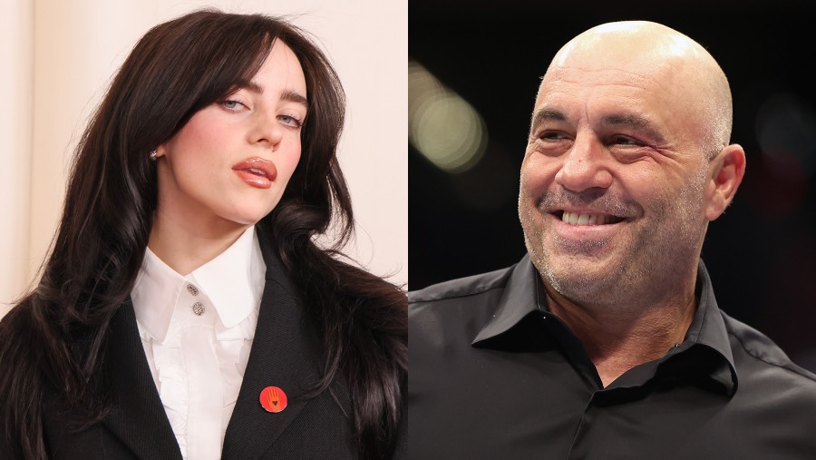 Billie Eilish dan Joe Rogan. (Sumber: Bloomberg)