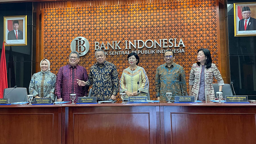 Rapat Dewan Gubernur Bank Indonesia (Bloomberg Technoz/Azura Yumna)