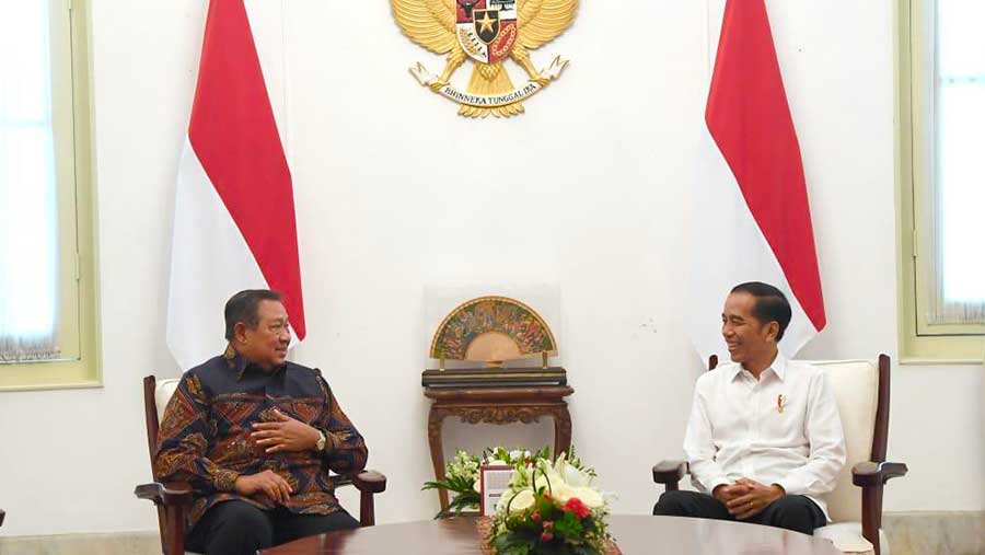 Presiden Jokowi Bertemu SBY di Istana (Dok. Setneg)