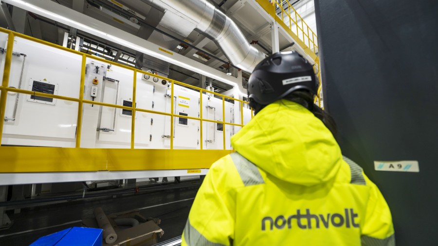 Produsen baterai Northvolt.