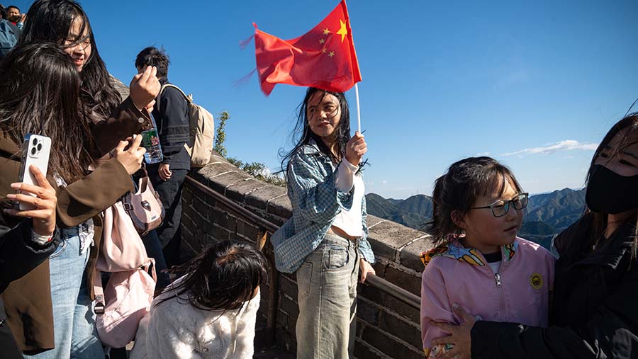 Pembangunan Tembok Besar China telah berlangsung sejak 770-476 SM dan pada periode Warring States sekitar 475-221 SM. (Andrea Verdelli/Bloomberg)