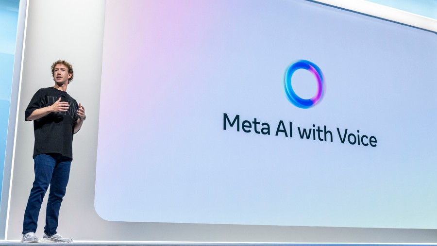 CEO Meta Platforms Inc, Mark Zuckerberg rilis fitur baru Meta AI, bisa mengedit video otomatis. (Bloomberg)