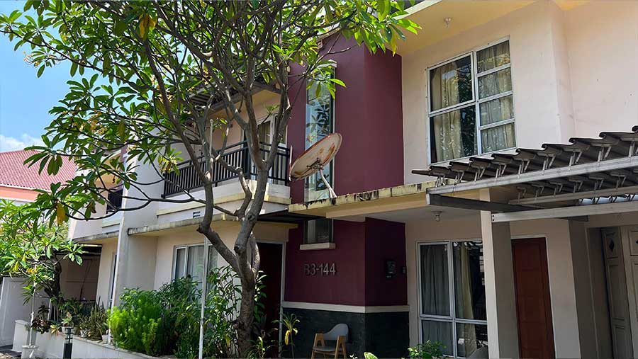 Suasana Kompleks Rumah Dinas Anggota DPR RI Kalibata, Jakarta Selatan, Senin (7/10/2024) (Bloomberg Technoz/Mis Fransiska)