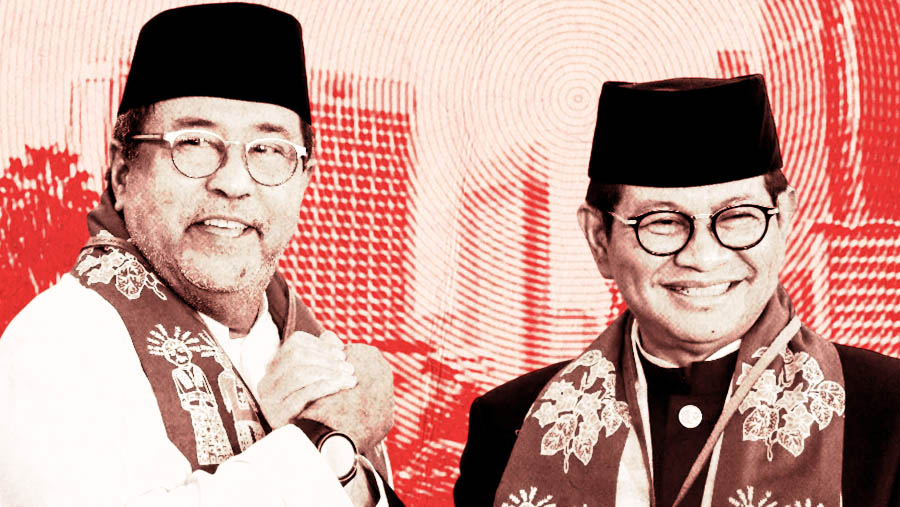 Pramono dan Rano Karno (Bloomberg Technoz)