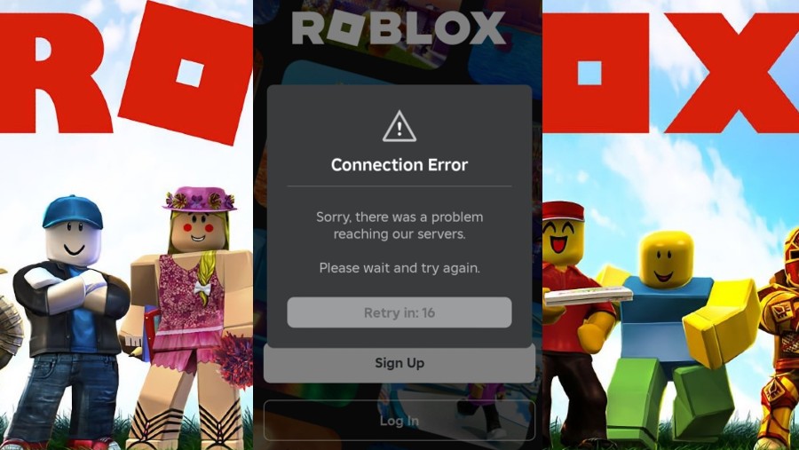 Ilustrasi laporan server game Roblox mengalami gagal akses atau down. (Tangkapan layar)