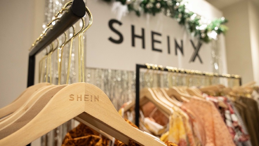 Aplikasi marketplace fashion Shein. (Bloomberg)