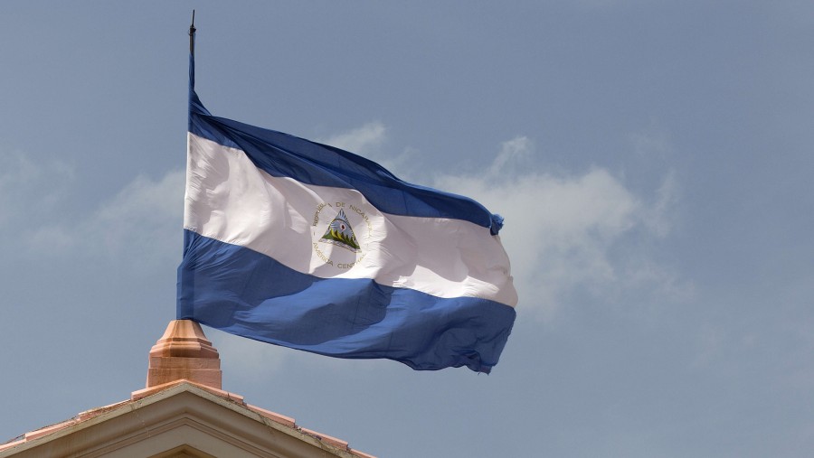 Bendera Nikaragua. (Fotografer: Susana Gonzalez/Bloomberg)