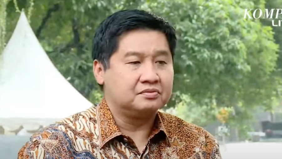 Maruarar Sirait, salah satu calon menteri yang menghadap Prabowo di Kertanegara. (Sumber: YouTube KompasTV)