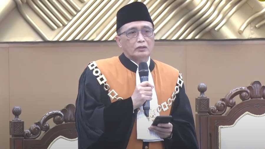 Ketua Mahkamah Agung, Hakim Agung Sunarto. (Dok Humas MA)