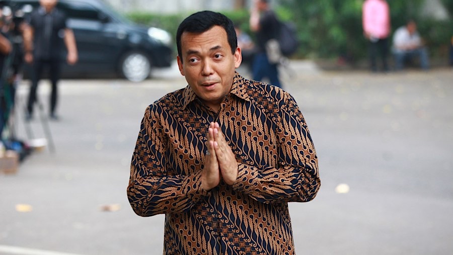 Direktur Jenderal Imigrasi Kemenkumham Silmy Karim di Kertanegara, Jakarta, Selasa (15/10/2024). (Bloomberg Technoz/Andrean Kristianto)