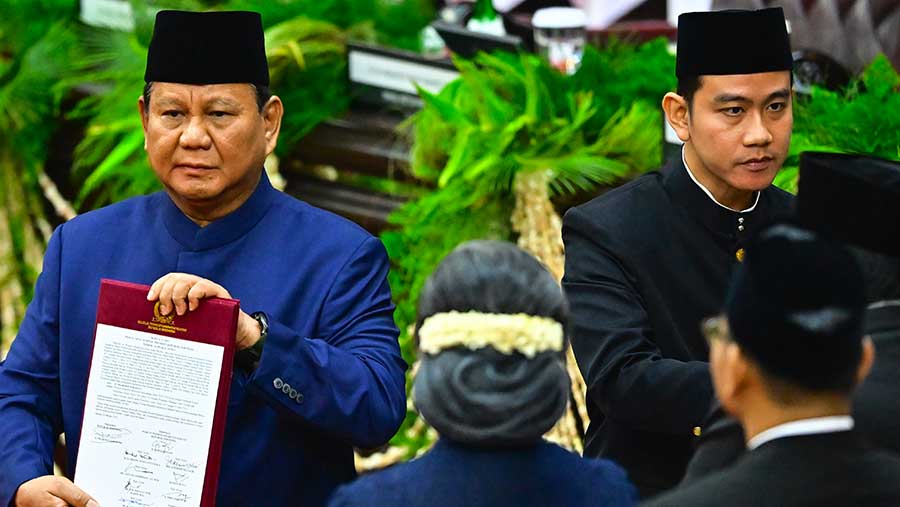 Pelantikan Presiden Republik Indonesia 20 Oktober 2024 (ANTARA FOTO/Rivan Awal Lingga/Pool)