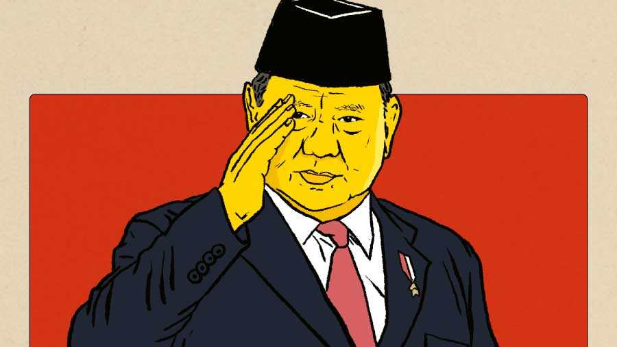 Sumpah dan Janji-janji Prabowo (Bloomberg Technoz/Asfahan)