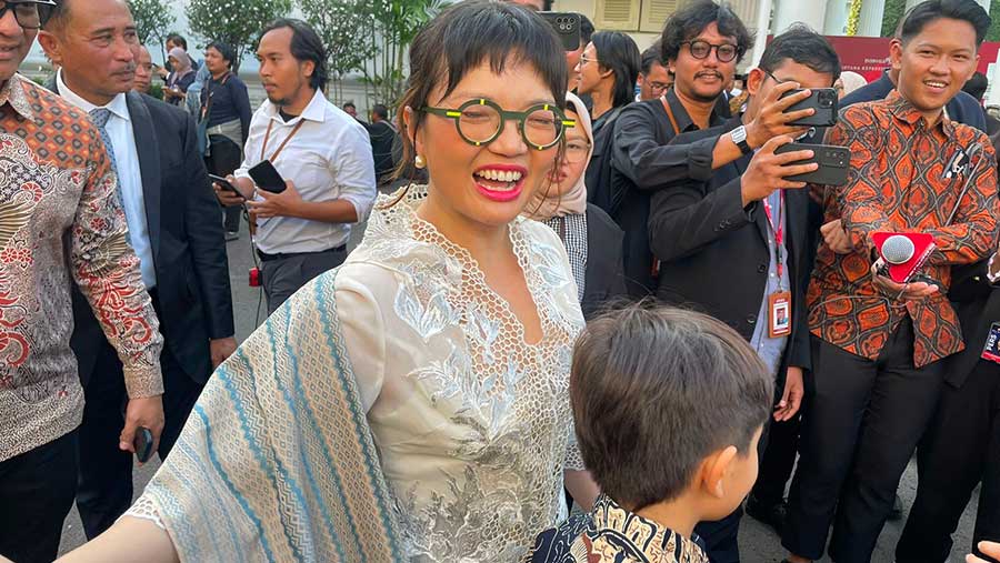 Wakil Menteri Pendidikan Tinggi, Sains, dan Teknologi, Stella Christie (Bloomberg Technoz/Azura Yumma)
