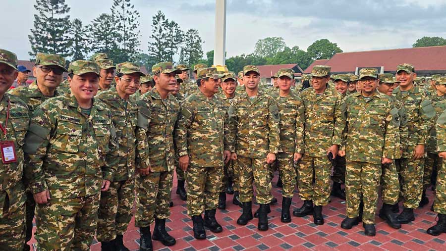 Para pembantu Presiden Prabowo Subianto sudah dibangunkan sejak pukul 04.00 WIB di tenda masing-masing. (Dok. Kantor Komunikasi Presiden)