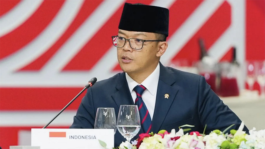 Menteri Luar Negeri (Menlu) RI Sugiono dalam pertemuan KTT BRICS Plus di Kazan, Rusia (24/10/2024). (Dok. Kementerian Luar Negeri)