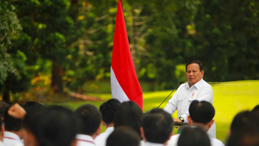 Prabowo Tekankan Tak Maksud Militeristik ke Kabinet: Saya Minta Saudara Setia pada Bangsa dan Negara (Dok. Istimewa)