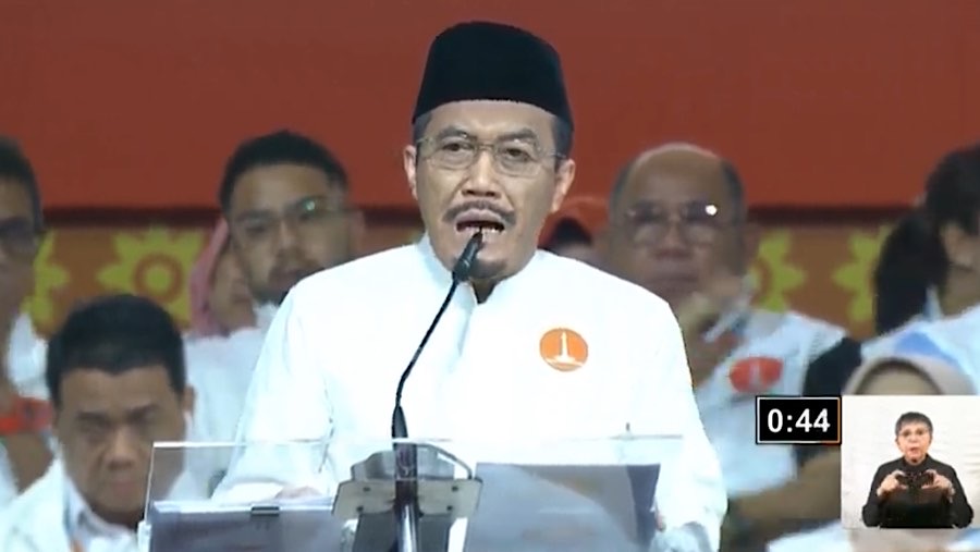 Calon Wakil Gubernur Jakarta Suswono saat debat kedua di Jakarta. Minggu (27/10/2024). (Youtube KPU PROVINSI DKI JAKARTA)