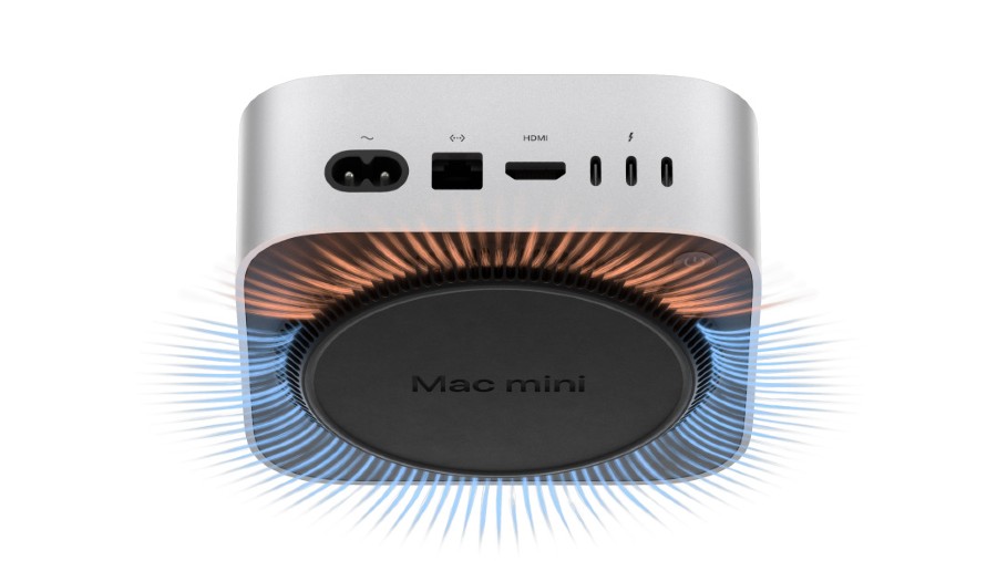 Mac mini generasi terbaru yang rilis 29 Oktober 2024. (Apple)