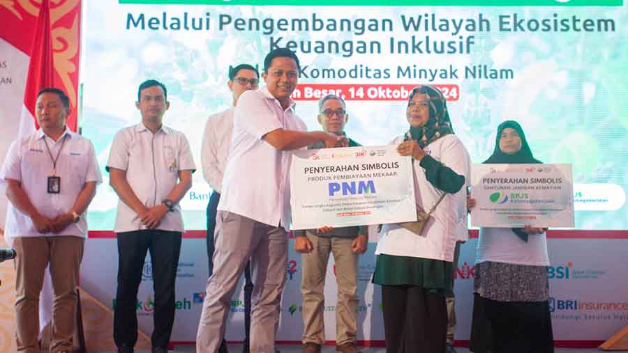 PNM Kembangkan Potensi Petani Aceh Lewat Klasterisasi Komoditas Minyak Nilam (PNM)