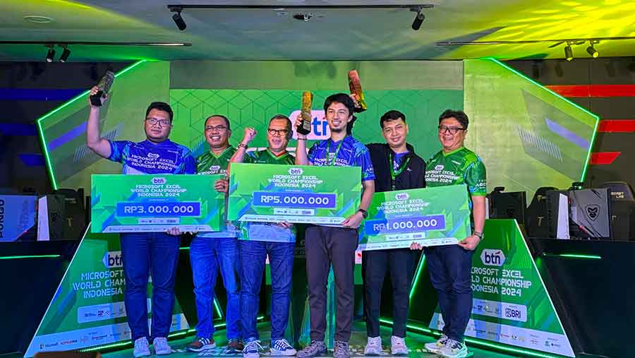 Perwakilan Pegadaian Ikuti E-Sport Edutainment Kelas Dunia, Microsoft Excel World Championship Indonesia 2024 (Pegadaian)