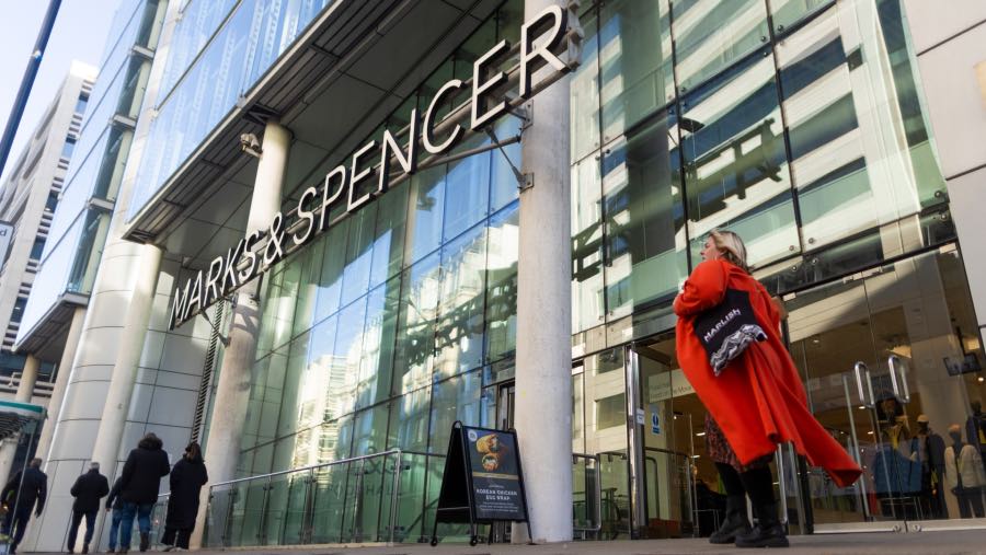 Marks & Spencer Group Plc (M&S) store in London. (Photographer: Chris Ratcliffe/Bloomberg)